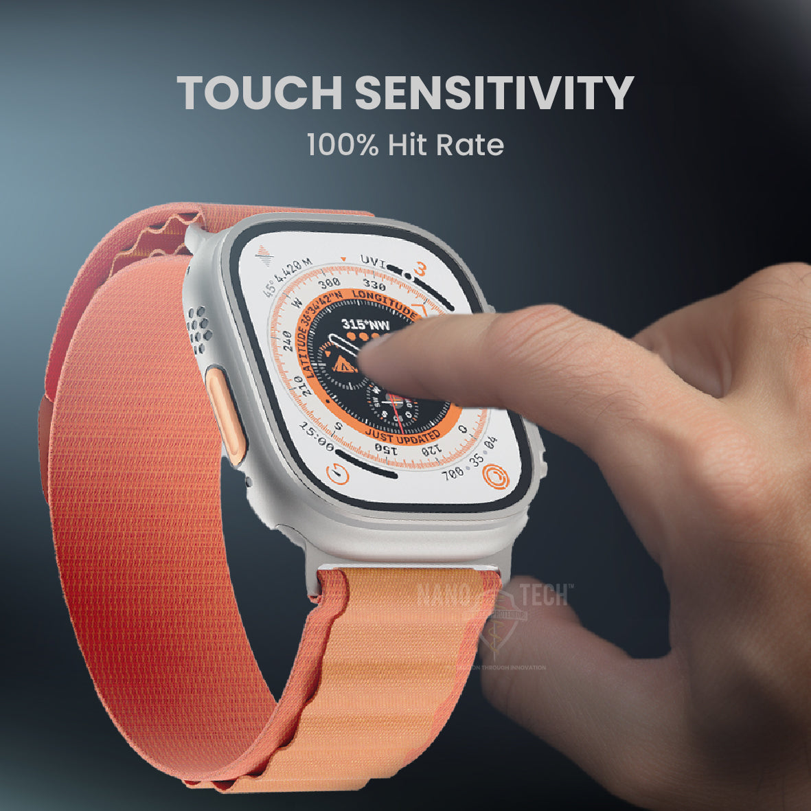 NANOTECH Screen Protector Apple Watch Ultra Glass Series 10/9/Ultra 2/SE/8/7/6/5/4 Tempered Glass / Hydrogel Film