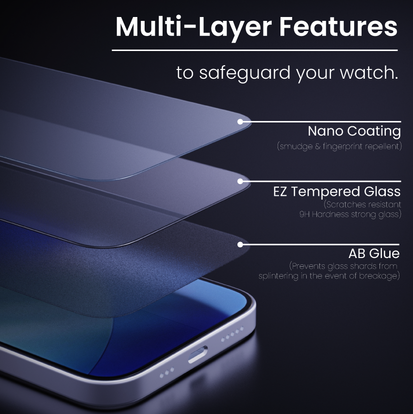 NANOTECH Easy Install Screen Protector for iPhone 17 Series