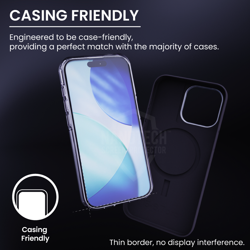 NANOTECH Easy Install Screen Protector for iPhone 17 Series