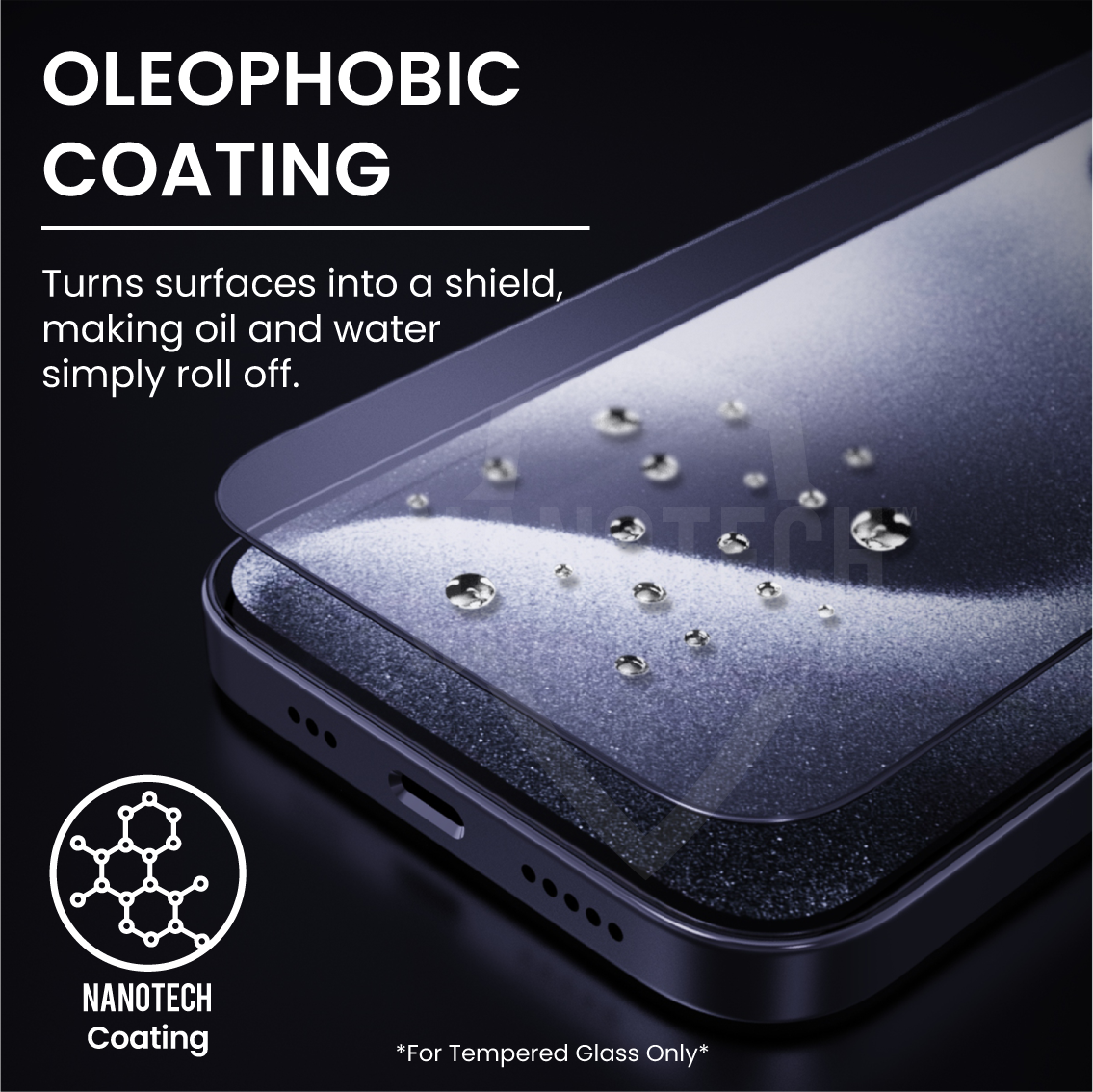 NANOTECH Easy Install Screen Protector for iPhone 15 Series