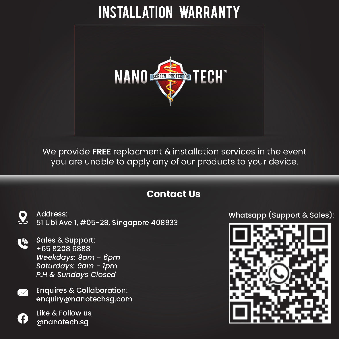 NANOTECH Easy Install Screen Protector Nothing Phone (1) / (2) Hydrogel Film Screen Protector