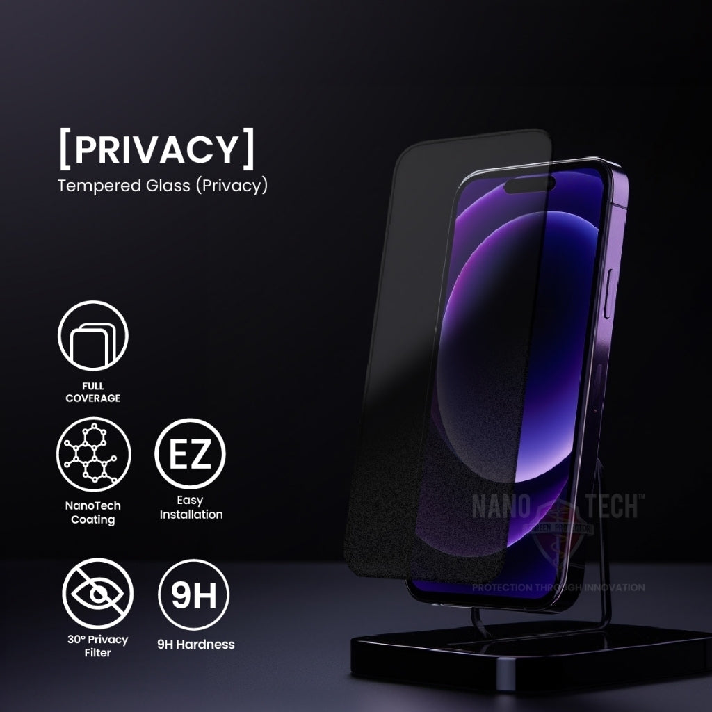 NANOTECH Easy Install Screen Protector For iPhone 14 / 13 / 12 / 11 Series