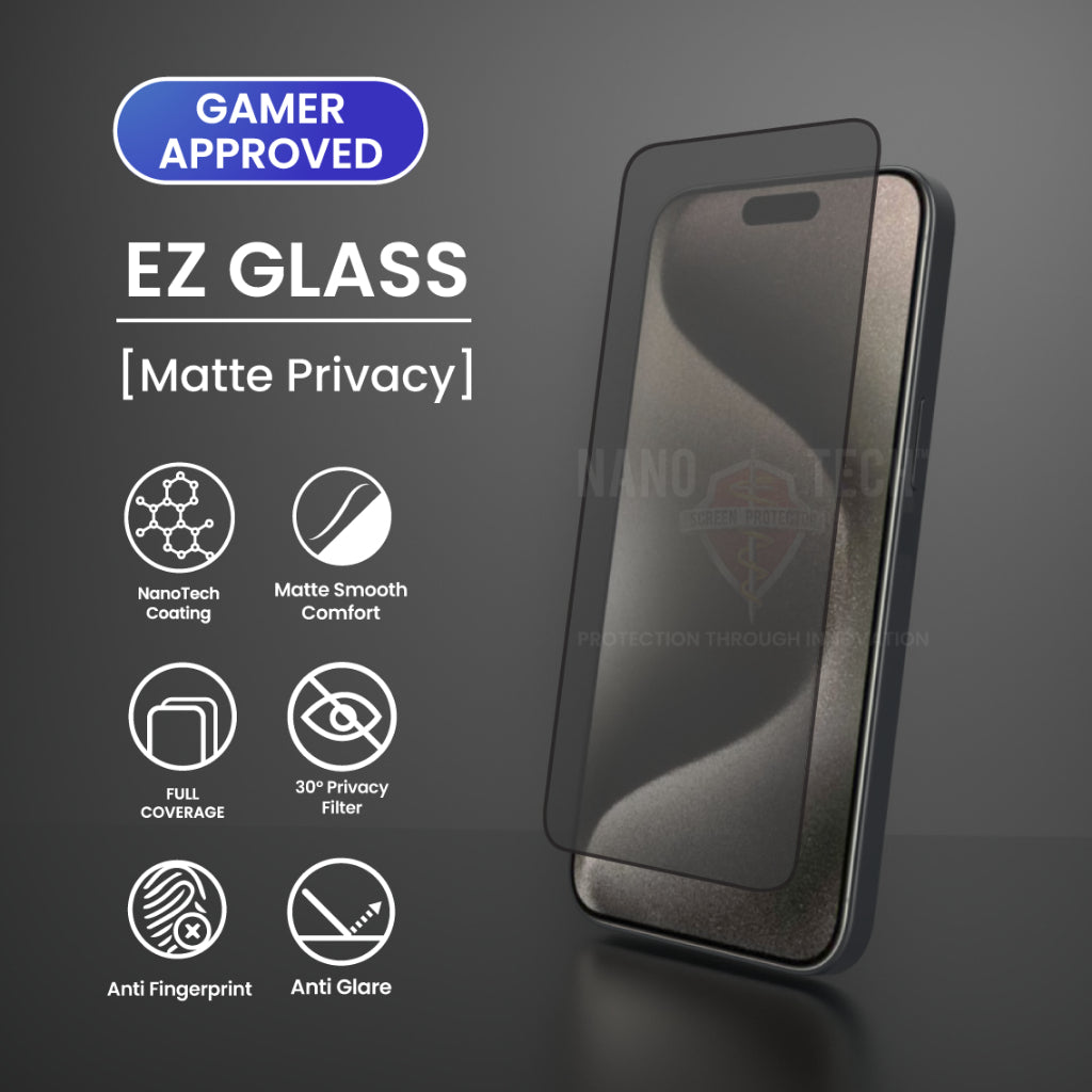 NANOTECH Easy Install Screen Protector For iPhone 14 / 13 / 12 / 11 Series