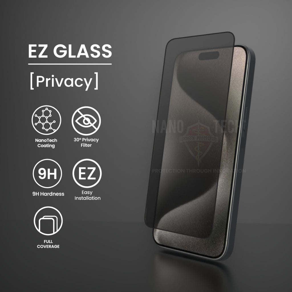 NANOTECH Easy Install Screen Protector for iPhone 16 Series