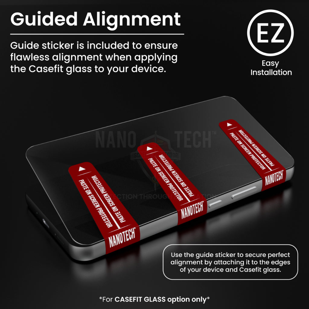NANOTECH Easy Install Screen Protector Google Pixel 10/10 Pro/10 Pro XL/9/9a/9 Pro/9 Pro XL/8/7/6 Tempered Glass