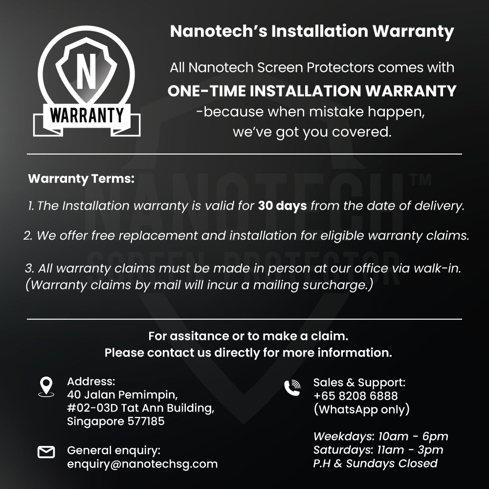 NANOTECH Easy Install Screen Protector for iPhone 17 Series