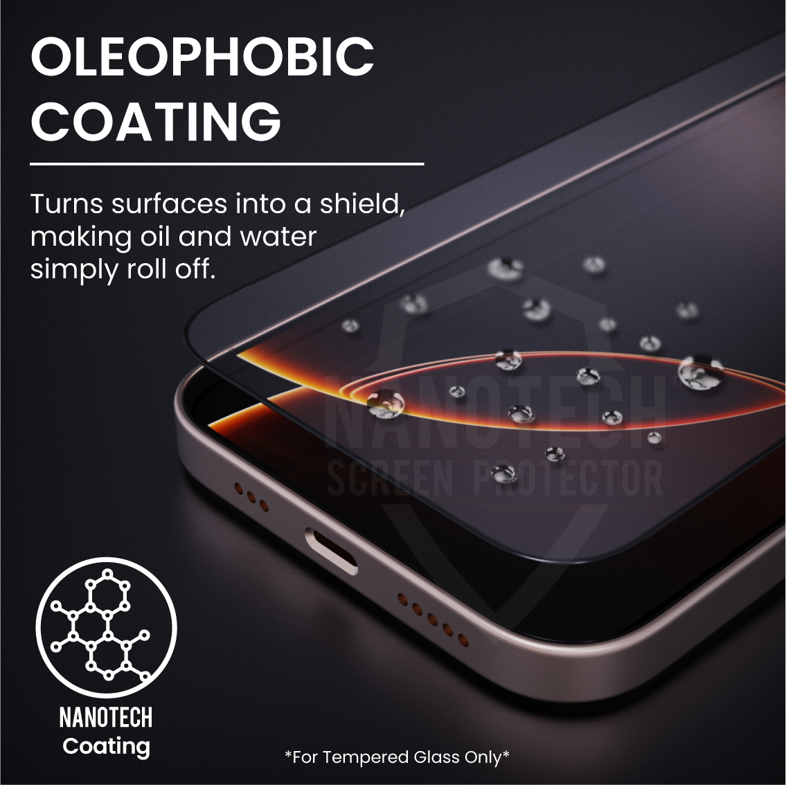 NANOTECH Easy Install Screen Protector for iPhone 16 Series