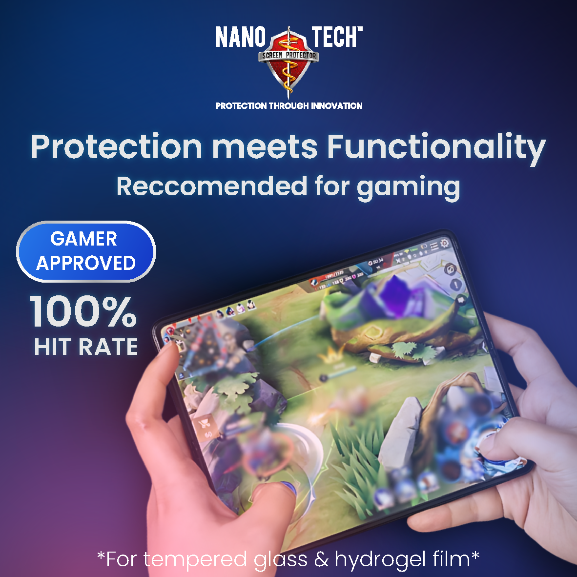 NANOTECH Easy Install Screen Protector Samsung Z Fold 4/5 Premium Hydrogel Film (Inner Film)