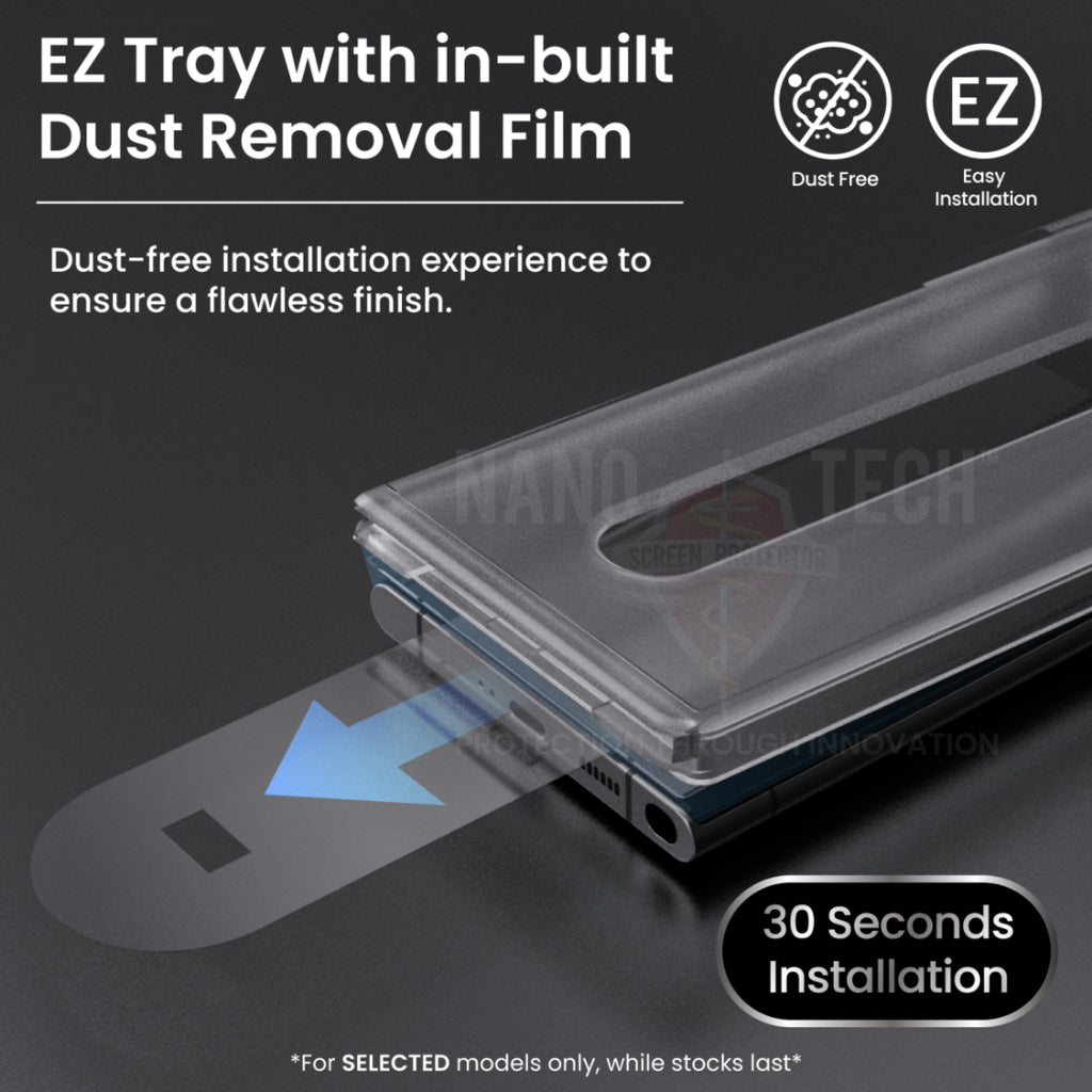 NANOTECH Easy Install Screen Protector Samsung S25 EZ Glass [Privacy]