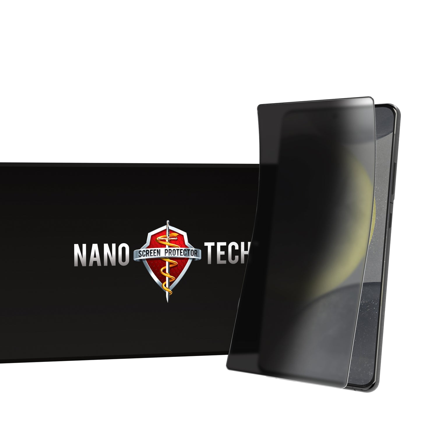 NANOTECH Easy Install Screen Protector Samsung S24 Plus  Premium Hydrogel Film [Matte Privacy]