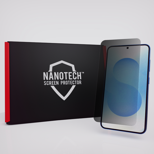 NANOTECH Easy Install Screen Protector Samsung S25 Plus EZ Glass [Privacy]