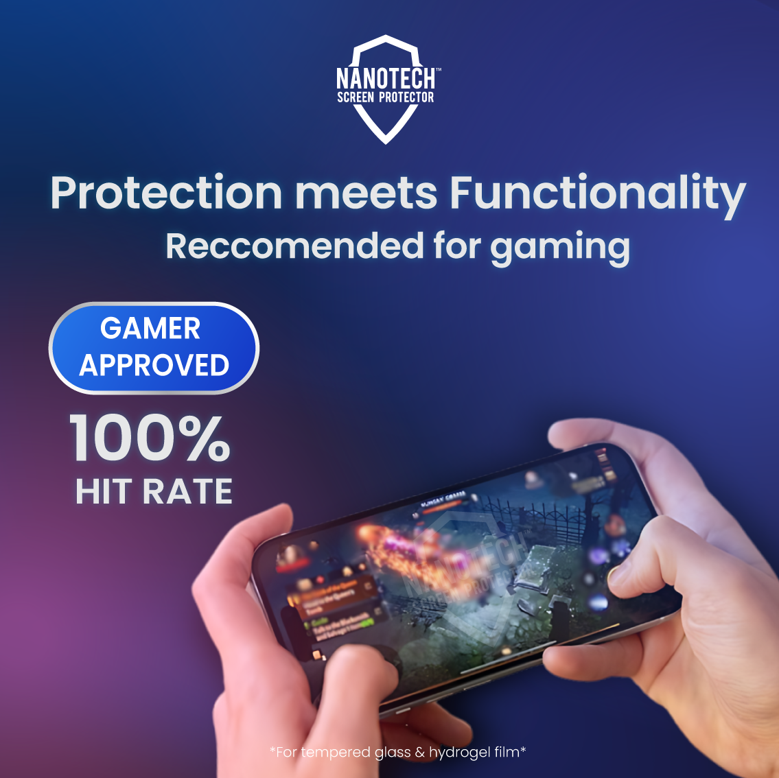 NANOTECH Easy Install Screen Protector for iPhone 15 Series