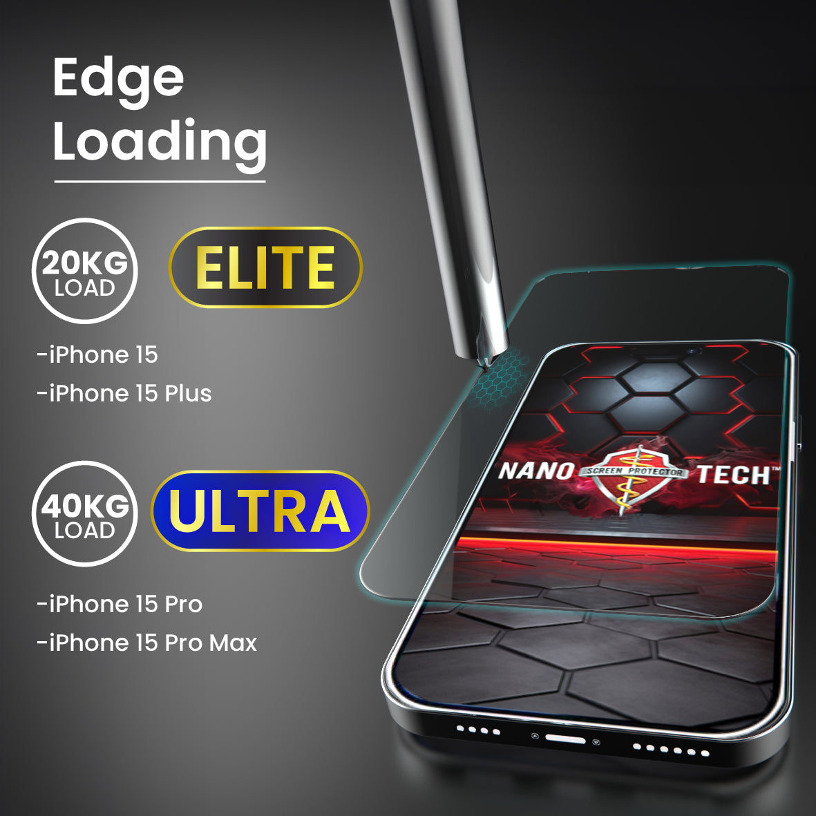 NANOTECH iPhone 15 Pro Full Coverage [Privacy]