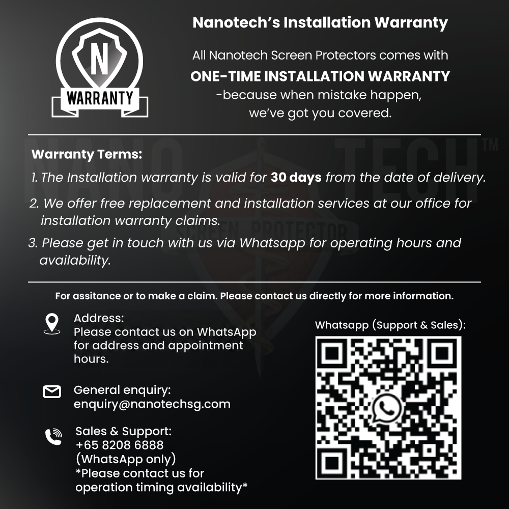NANOTECH Easy Install Screen Protector for iPhone 16 Series