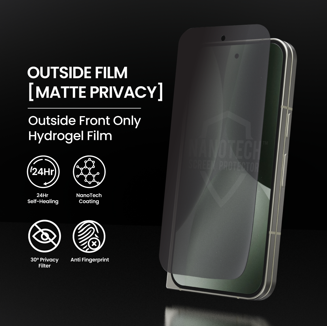 NANOTECH Google Pixel 10 Pro Fold / 9 Pro Fold / Fold Screen Protector Tempered Glass / Film