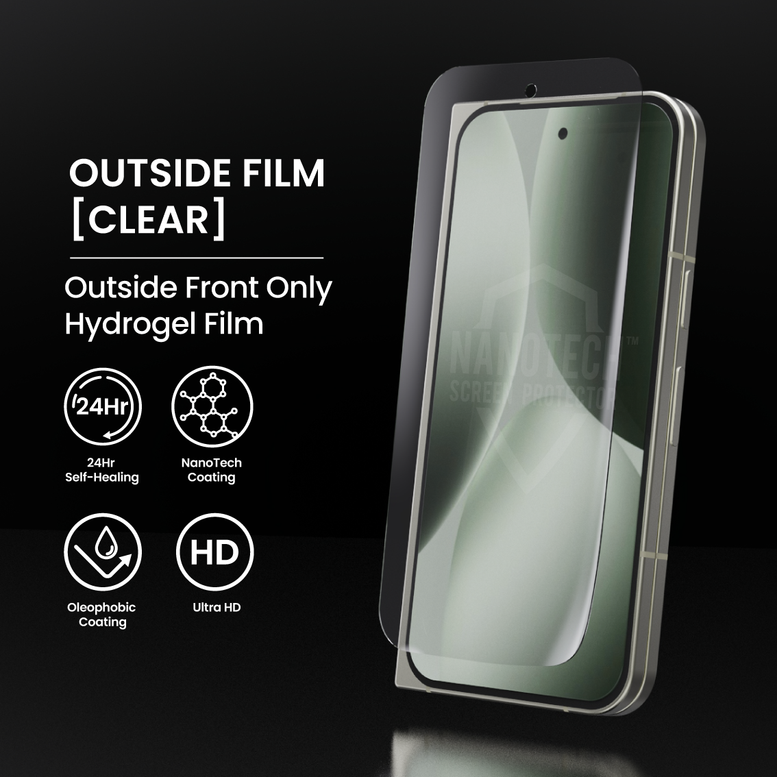 NANOTECH Google Pixel 10 Pro Fold / 9 Pro Fold / Fold Screen Protector Tempered Glass / Film