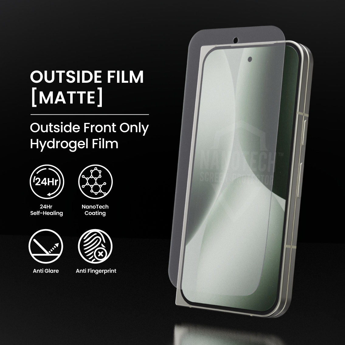 NANOTECH Google Pixel 10 Pro Fold / 9 Pro Fold / Fold Screen Protector Tempered Glass / Film
