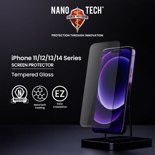 NANOTECH Easy Install Screen Protector For iPhone 14 / 13 / 12 / 11 Series