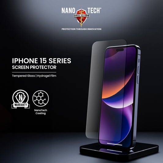 NANOTECH Easy Install Screen Protector for iPhone 15 Series