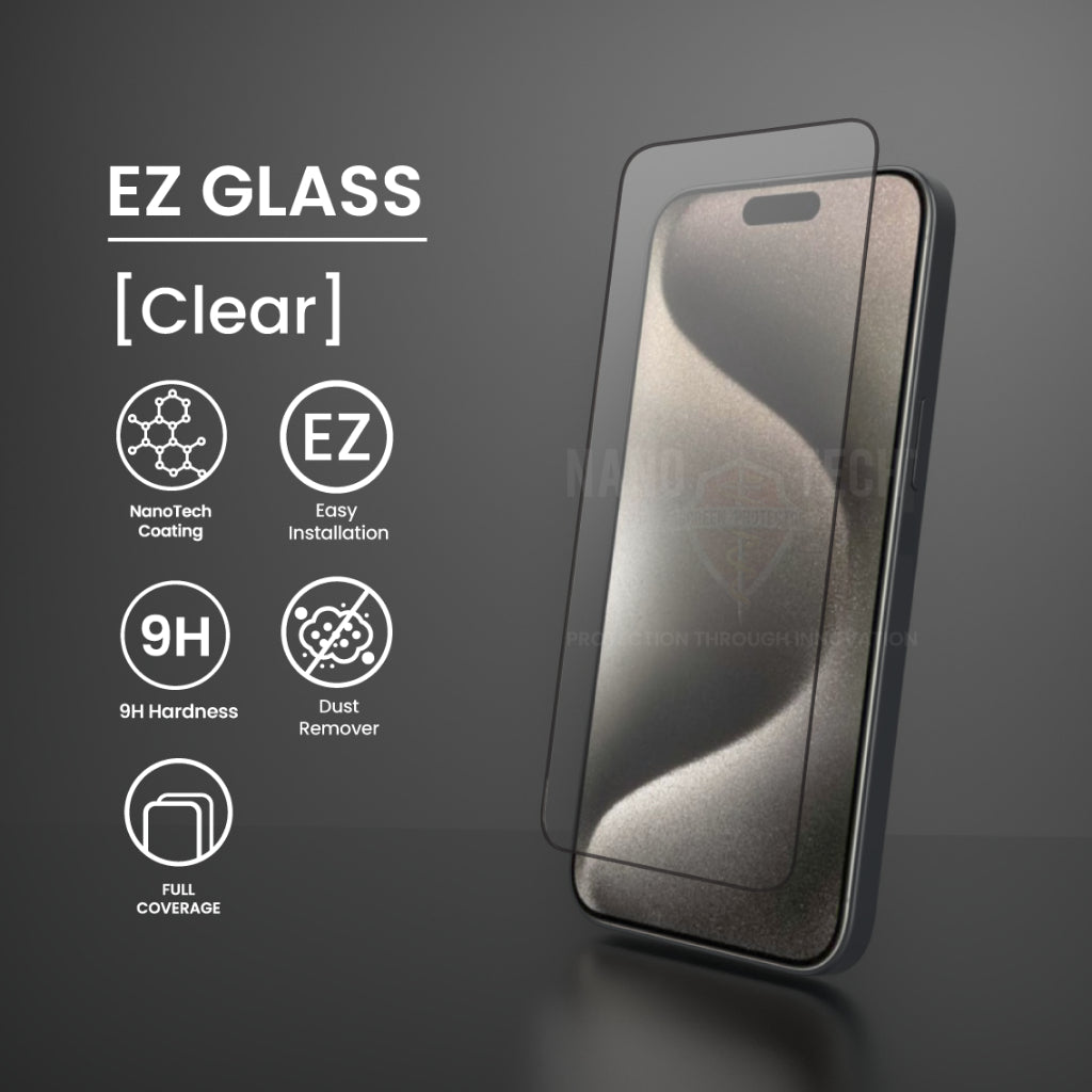 NANOTECH Easy Install Screen Protector for iPhone 16 Series