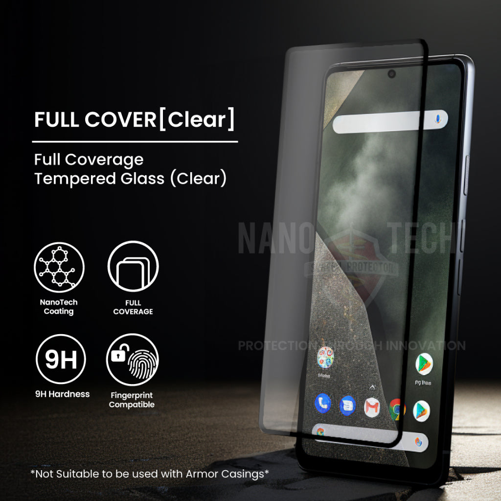NANOTECH Easy Install Screen Protector Google Pixel 10/10 Pro/10 Pro XL/9/9a/9 Pro/9 Pro XL/8/7/6 Tempered Glass