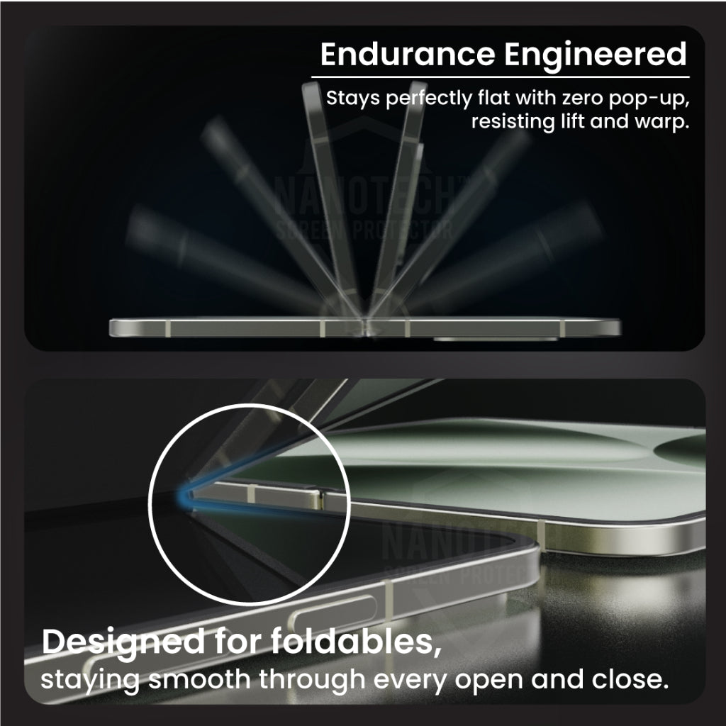 NANOTECH Google Pixel 10 Pro Fold / 9 Pro Fold / Fold Screen Protector Tempered Glass / Film