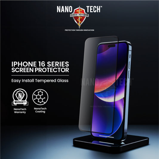 NANOTECH Easy Install Screen Protector for iPhone 16 Series