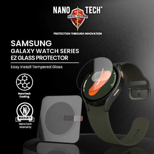 NANOTECH Easy Install Screen Protector Samsung Watch 7 Series EZ Glass V2