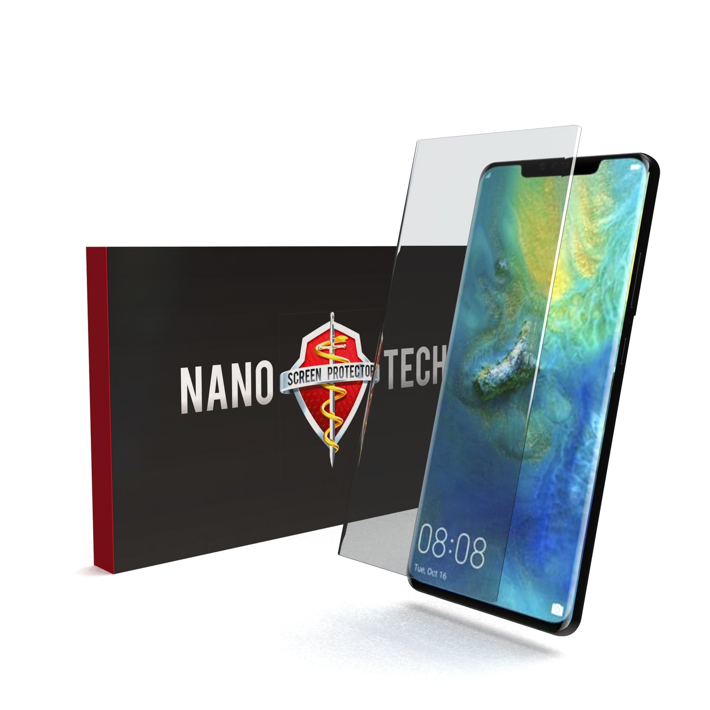 NANOTECH Huawei Mate 20 Pro UV Liquid Adhesive Glass [Clear]