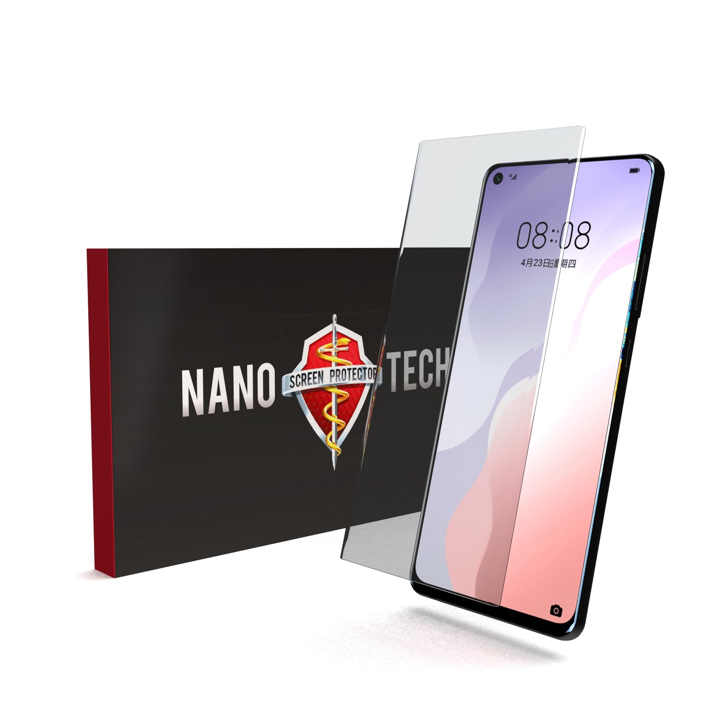 NANOTECH Huawei Nova 7 CaseFit Glass [Clear]