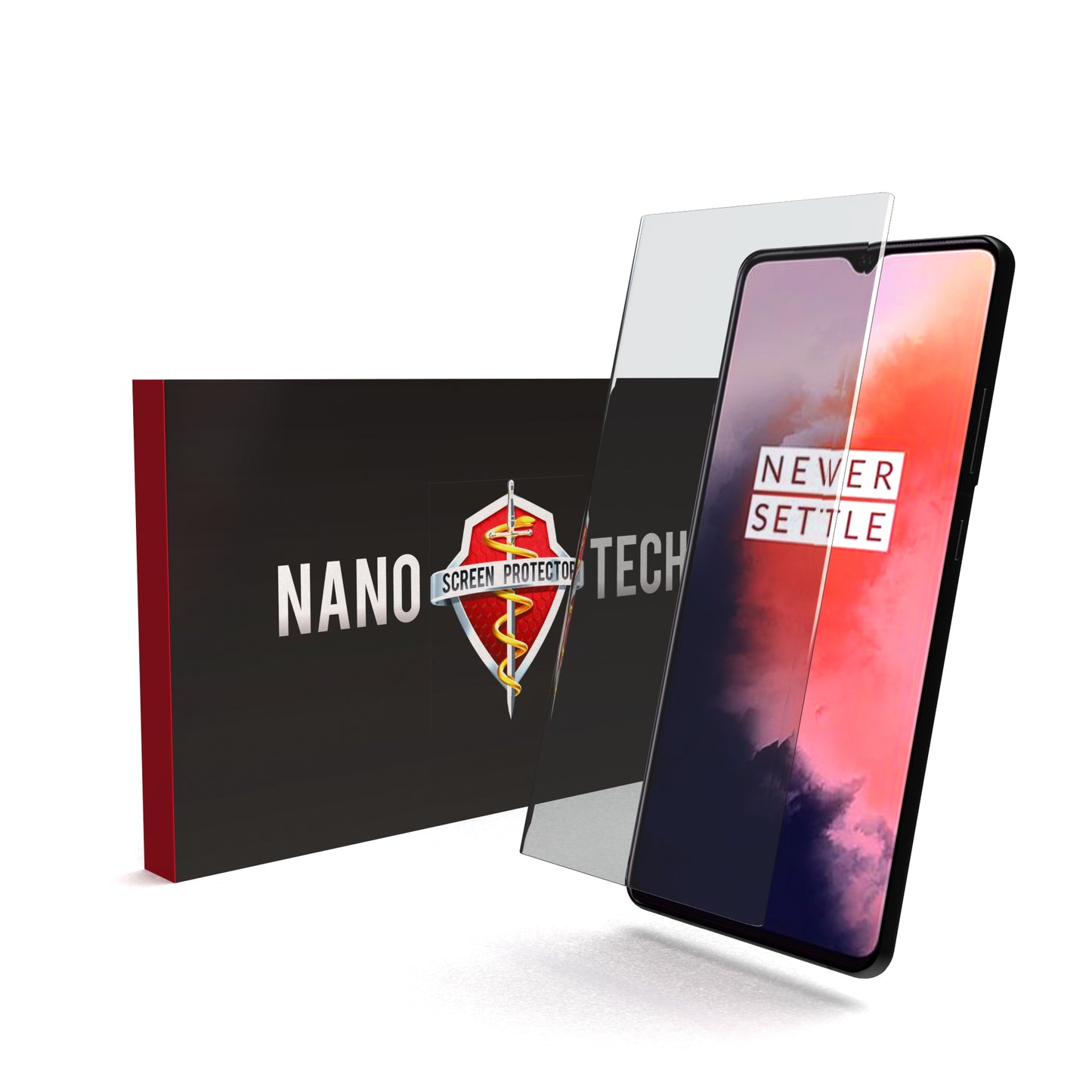 NANOTECH OnePlus 7/6T CaseFit Glass [Clear]