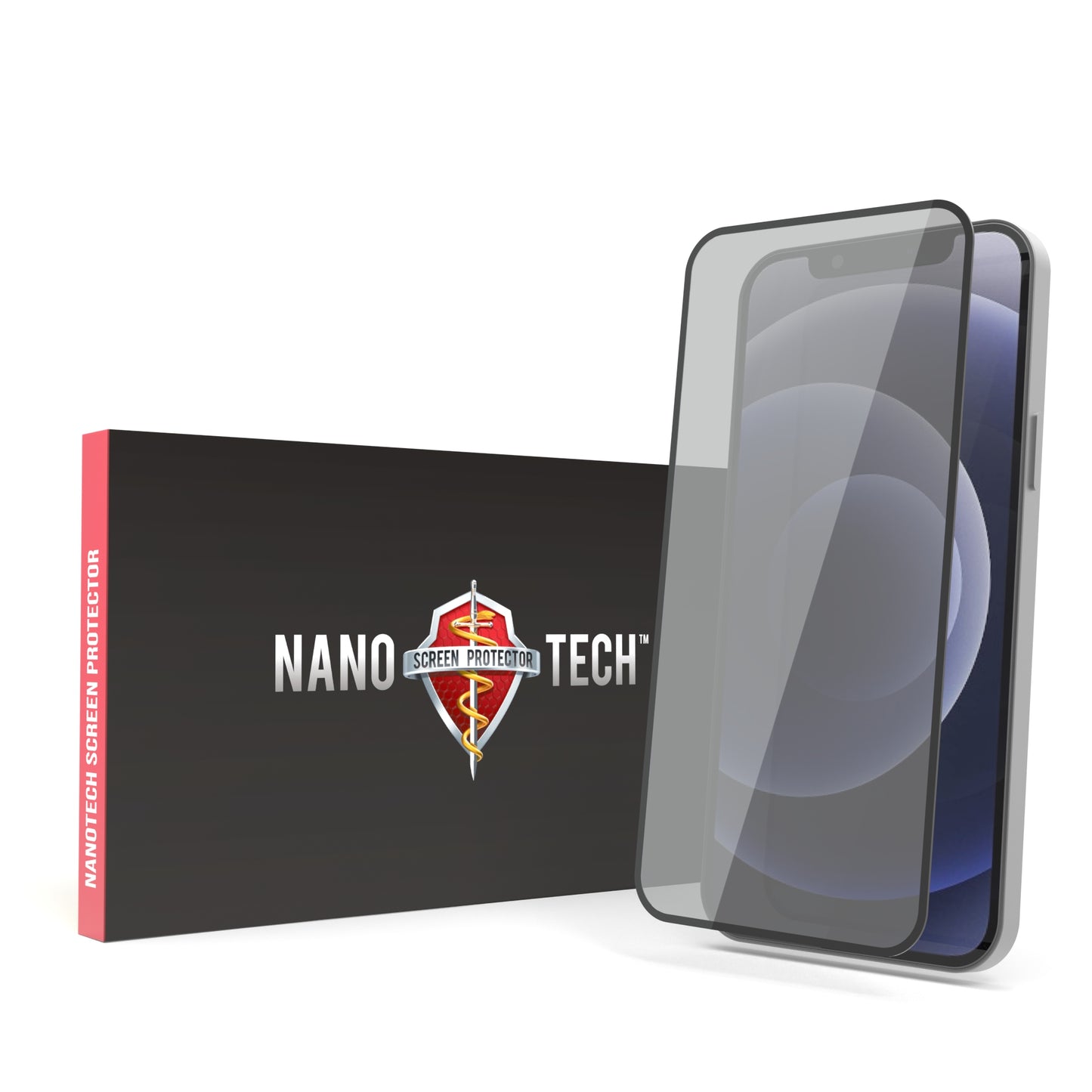 NANOTECH iPhone 12/12 Pro Full Coverage ForceShield [Privacy]