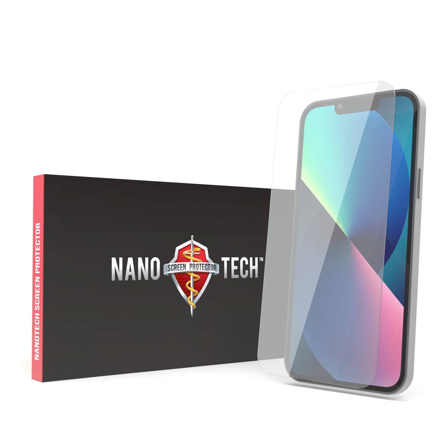 NANOTECH iPhone 13/13 Pro CaseFit Glass [Clear]