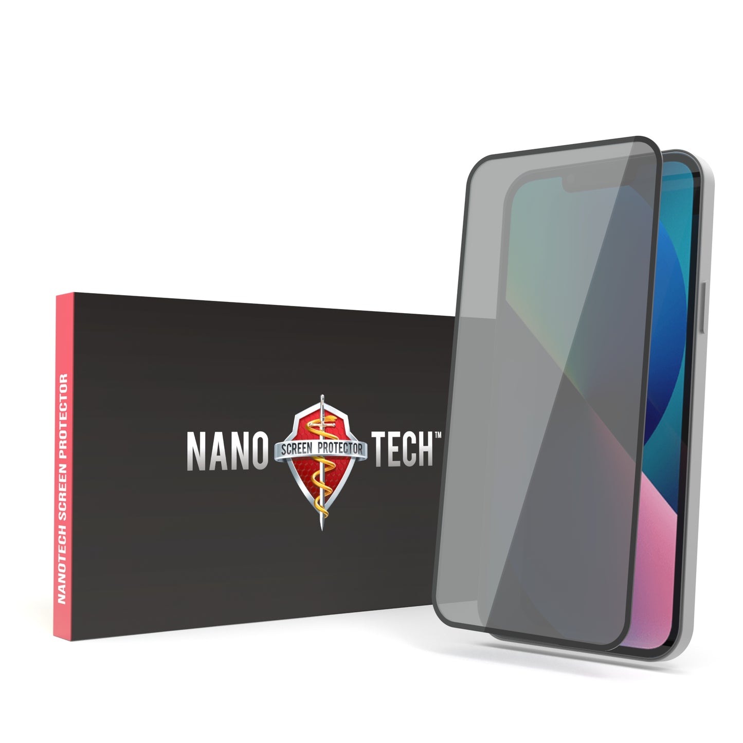 NANOTECH Easy Install Screen Protector For iPhone 13/13 Pro [Privacy]